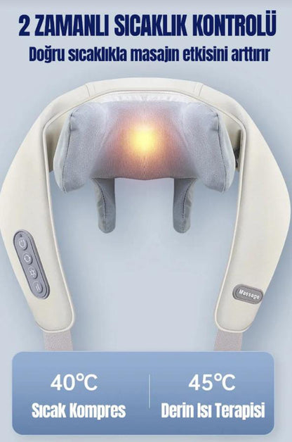 İnsan Eli Hissi Veren Şarjlı Masaj Aleti – Ovmalı, Boyun, Sırt Ve Bacak Masaj Cihazı
