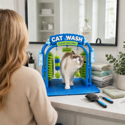 CatWash™ Interactive Self-Grooming & Massage Arch