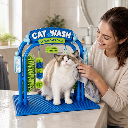 CatWash™ Interactive Self-Grooming & Massage Arch