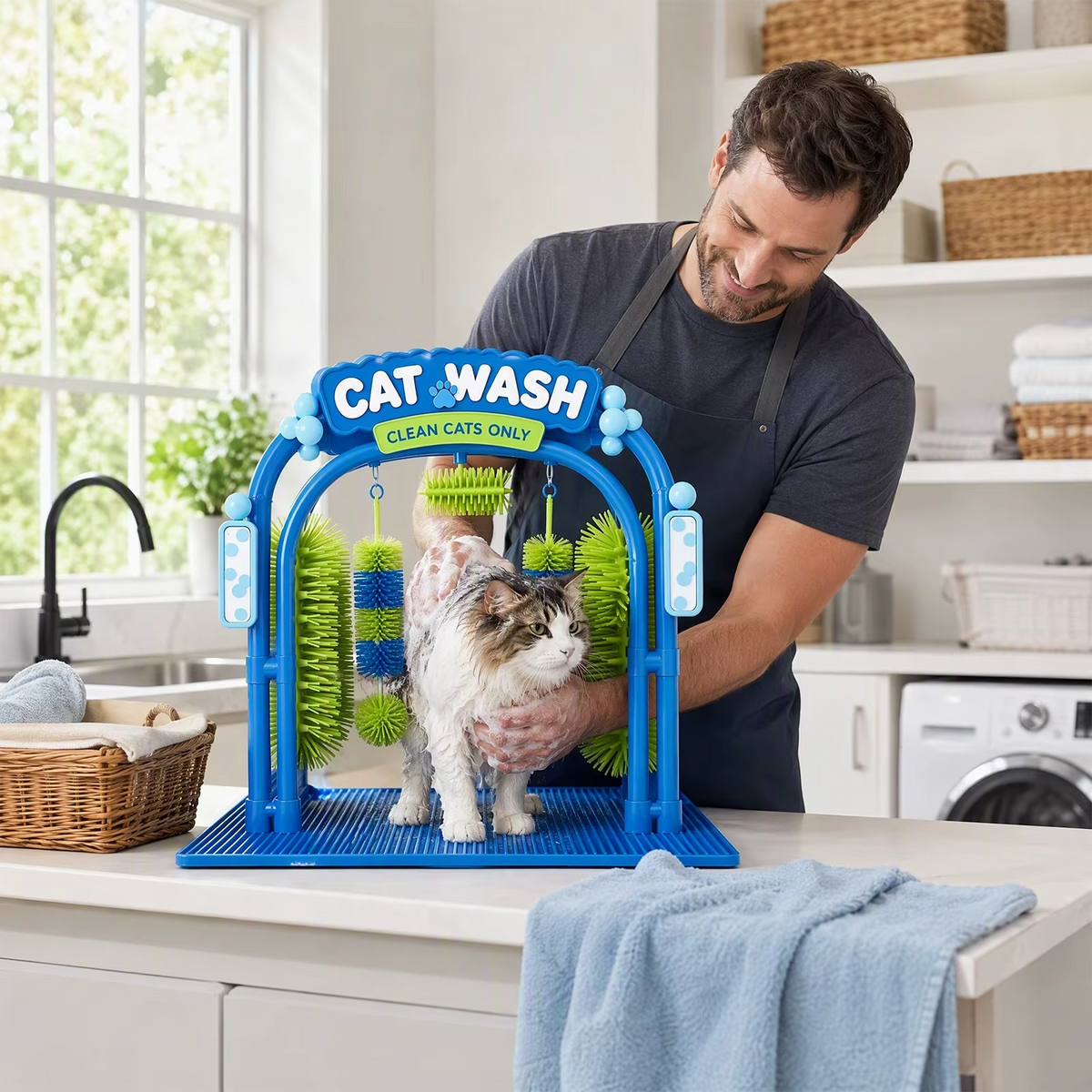 CatWash™ Interactive Self-Grooming & Massage Arch