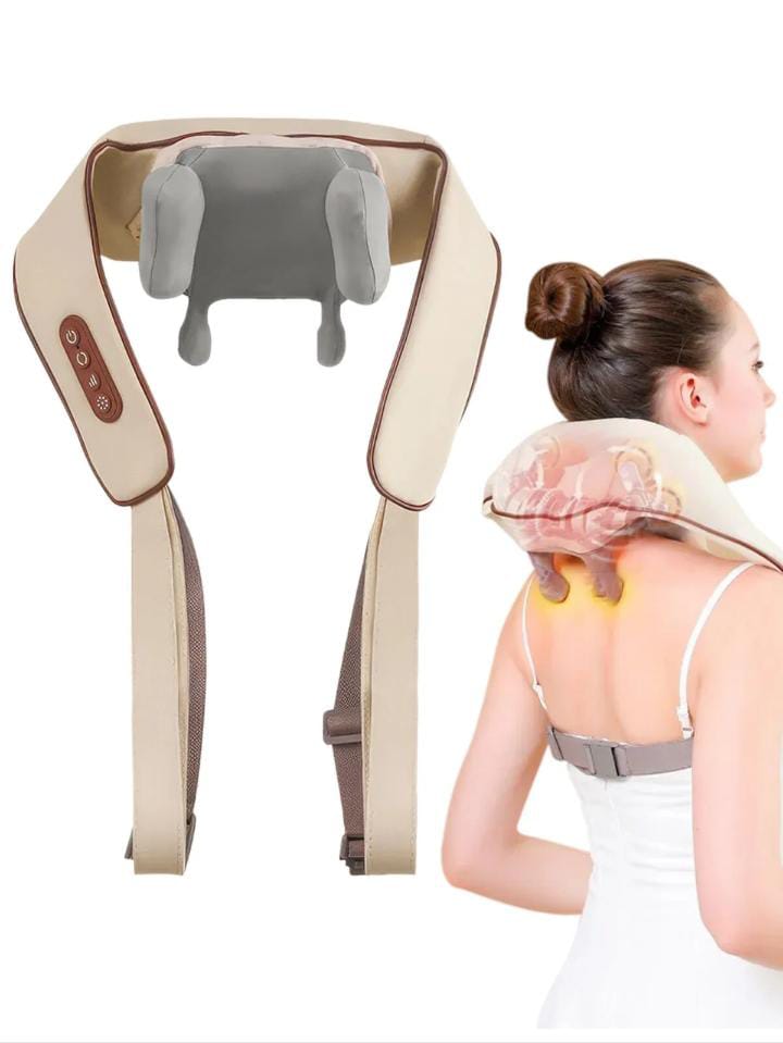 İnsan Eli Hissi Veren Şarjlı Masaj Aleti – Ovmalı, Boyun, Sırt Ve Bacak Masaj Cihazı