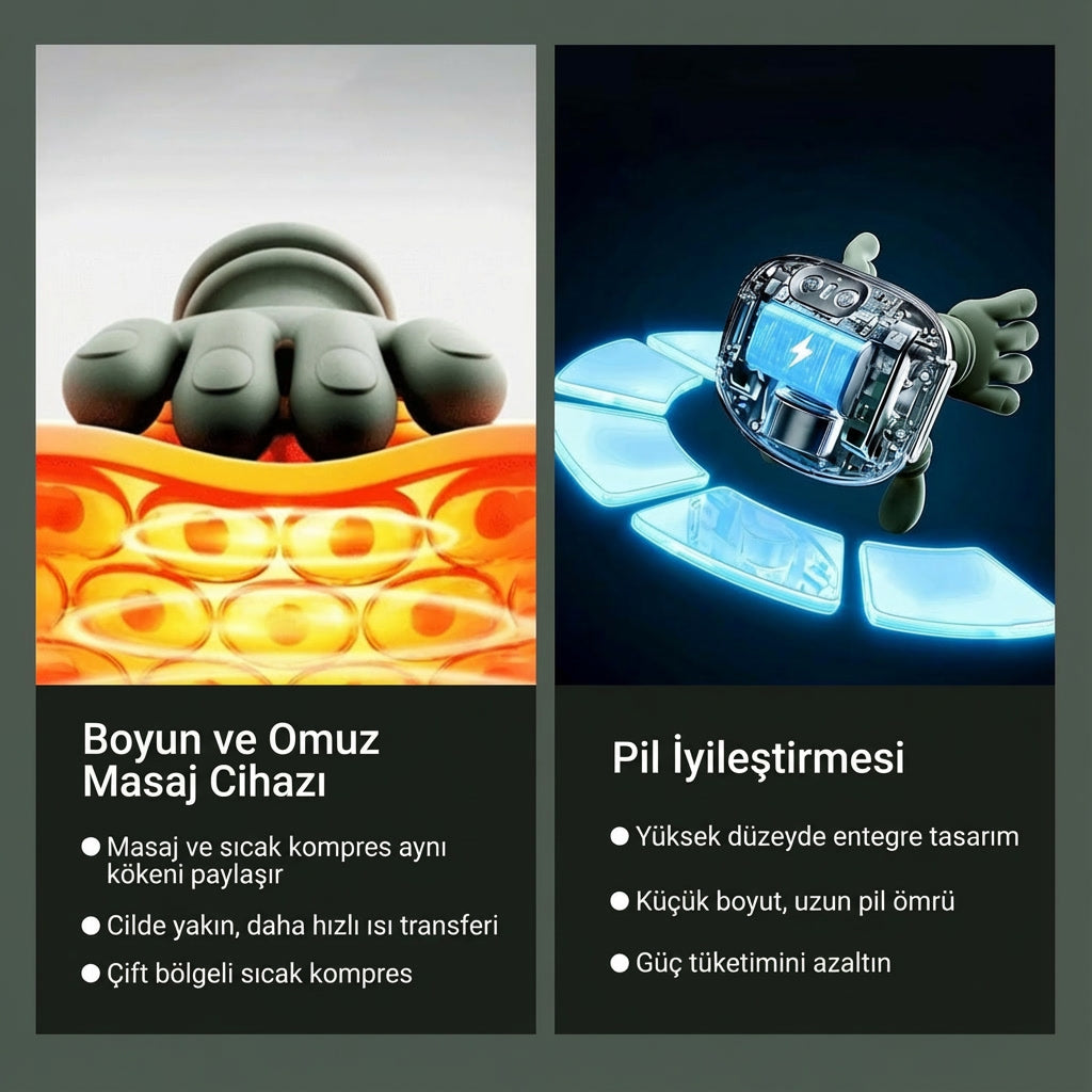 El Şeklinde Masaj Aleti – Günlük Ağrı ve Yorgunluğa Etkili Çözüm